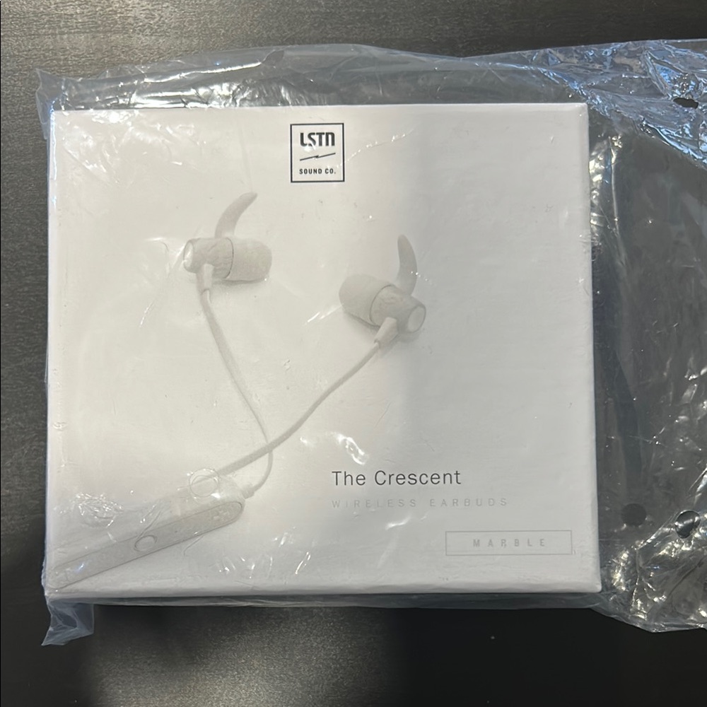 New LSTN The Crescent Wireless Earbuds - Marble
